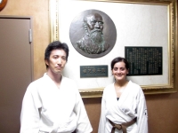 Nishi at Hombu Dojo in Tokyo