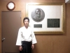 Nishi at Hombu Dojo in Tokyo